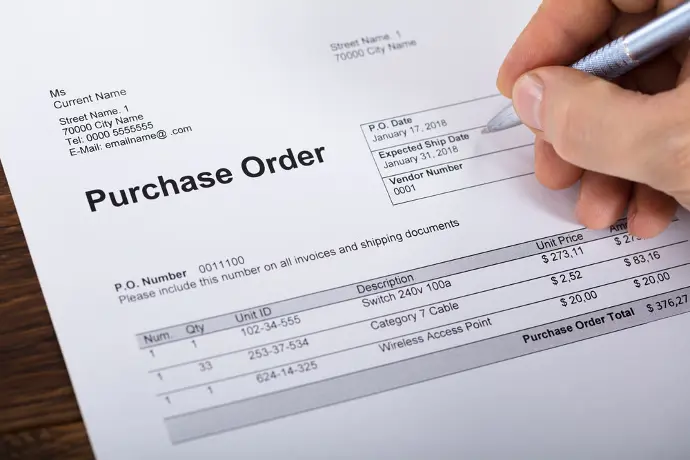 Como procesar ordenes de compra